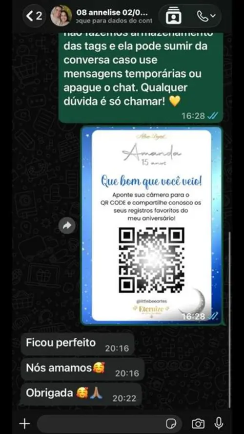 Depoimento de Guisela sobre a Eternize